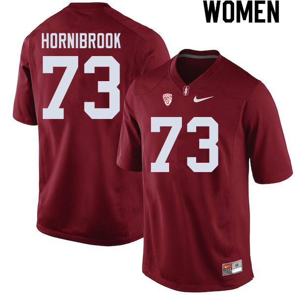 Women #73 Jake Hornibrook Stanford Cardinal College Football Jerseys Sale-Cardinal